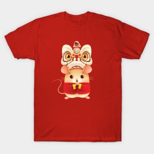 Year of the Rat - Dragon Dance Rat T-Shirt